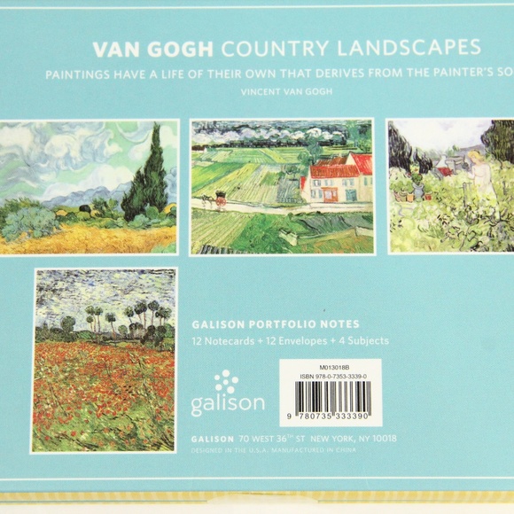 Galison Notecards Impressionist Stationery Gift Set New Van Gogh Art Monet - Picture 5 of 8